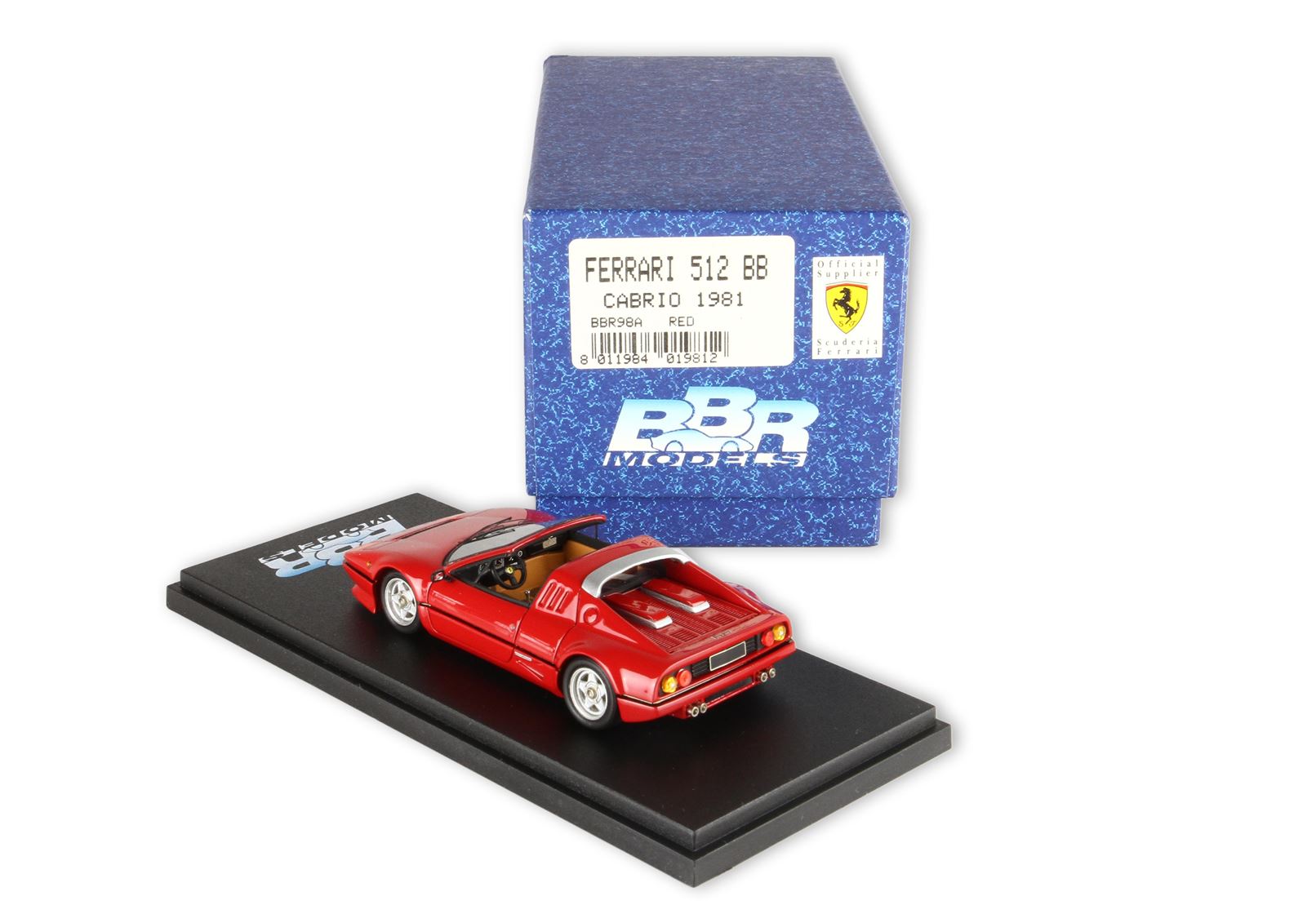 新作入荷，定番人気】 BBR 1/43 FERRARI フェラーリ 512BB 1976 RED